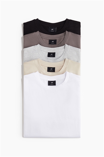 Футболки Regular Fit, 5 штук 1216851005