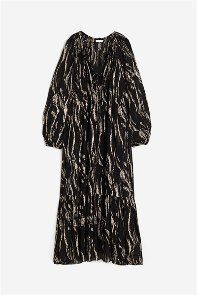 Платье макси с узором 1215599001