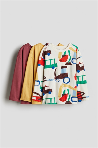 Хлопковые топы в упаковке по 3 штуки 1249970004