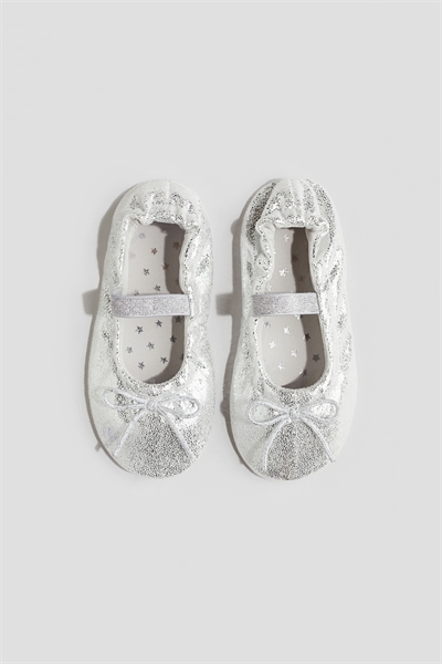 Мерцающие балетки 1268481001