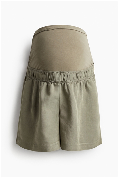 Шорты из льняного бленда MAMA 1209693002