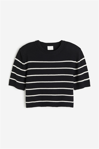 Трикотажный топ с подплечниками 1210593003