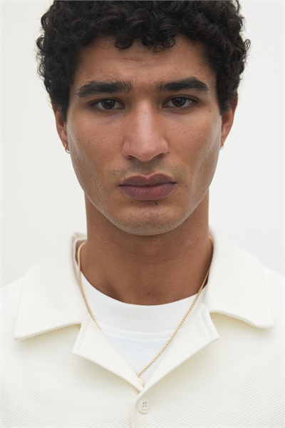 Рубашка свободного покроя из матового хлопка 1261704001