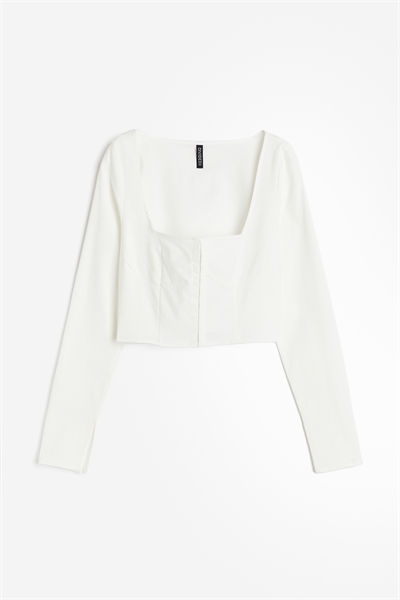 Топ с квадратным вырезом 1208525003