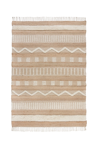 Ковер Medina Jute Stripe Patterned Runner Rug 1207954001