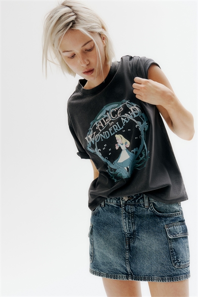 Джинсовая мини-юбка карго 1246060002