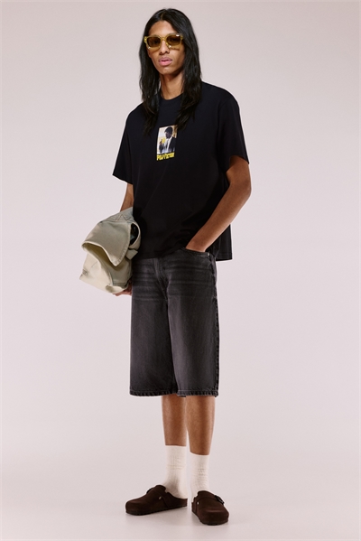 Футболка с принтом свободного кроя 1268967014