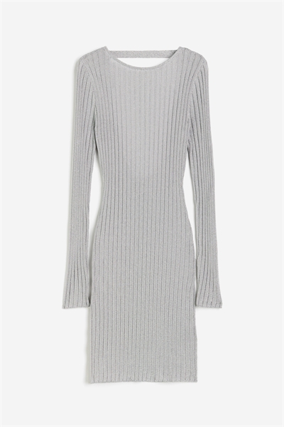 Мерцающее платье с открытой спиной 1207243001