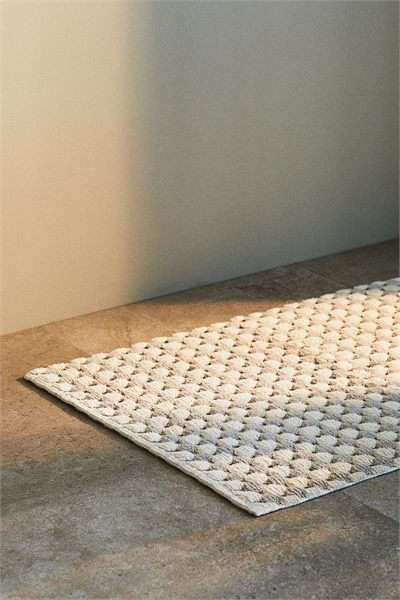 Узорчатый хлопковый коврик для ванной 1257784001