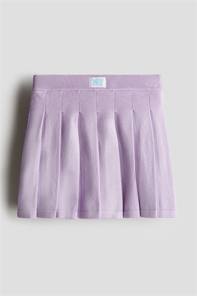 Плиссированная юбка из тонкого трикотажа 1273973002