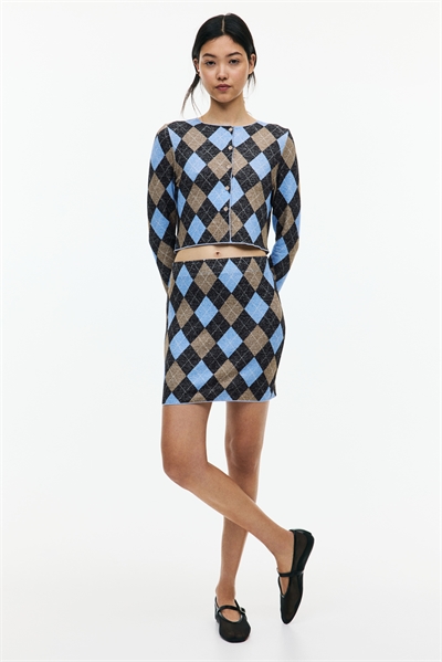 Мини-юбка из тонкого трикотажа 1287394001