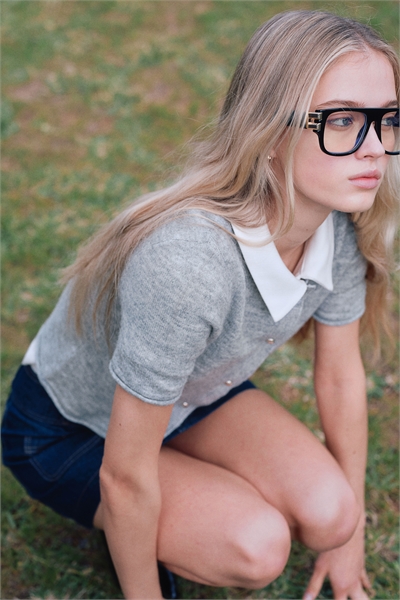 Кардиган из тонкой вязки с короткими рукавами 1271644003