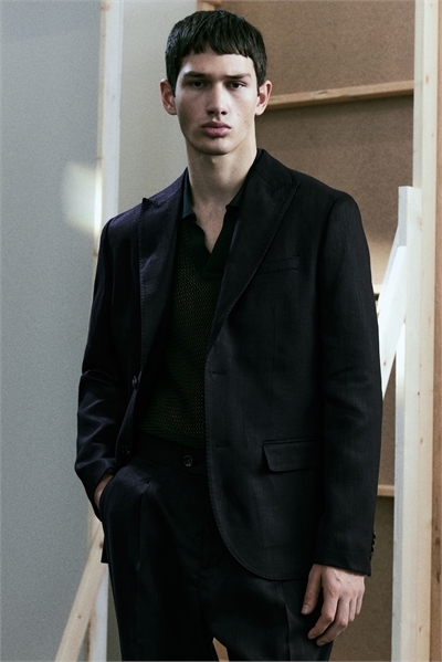 Пиджак из льняного бленда Regular Fit 1262253002