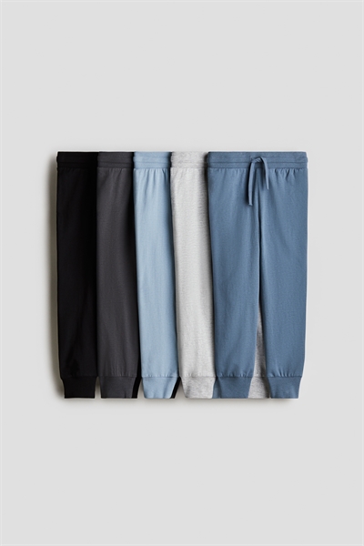 Джоггеры из хлопкового джерси в упаковке из 5 штук 1274467001