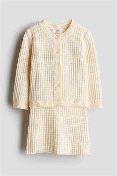 Комплект из двух частей: кардиган и юбка 1268339002