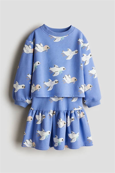 Комплект из 2 частей - толстовка и юбка 1273362002