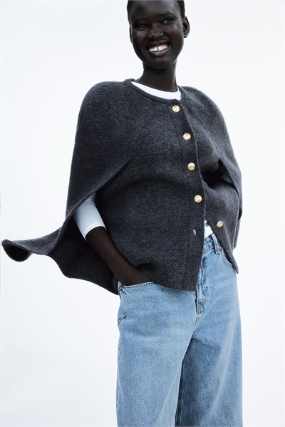 Вязаная накидка 1288660001