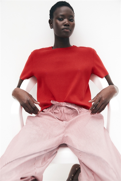 Футболка из тонкого трикотажа 1260796006