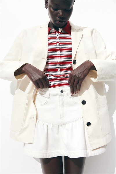 Пиджак из хлопкового холста 1273315001