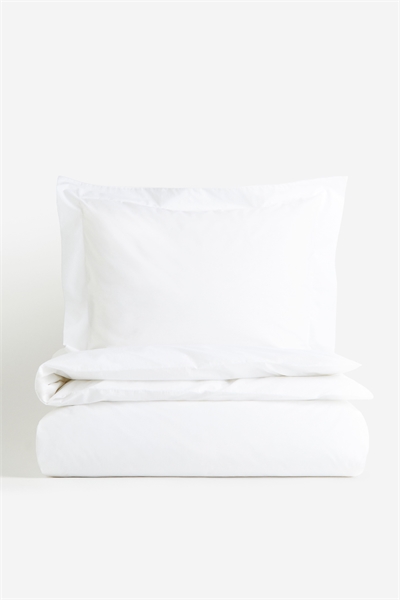 Односпальный комплект постельного белья из хлопковой перкали 1207244001