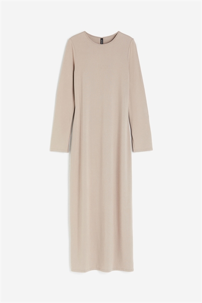 Приталенное платье макси из джерси 1224538005