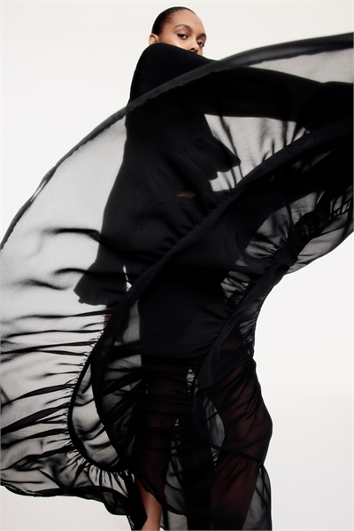 Многоярусная юбка макси 1295832001