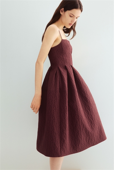 Платье из жаккардового плетения 1289453002