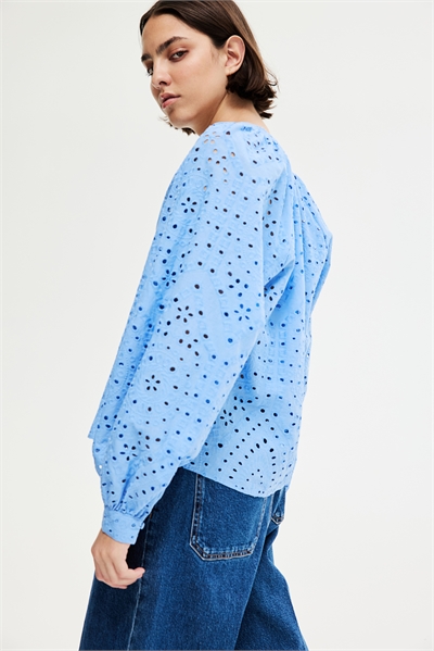 Блузка с рисунком "Broderie anglaise 1267689002