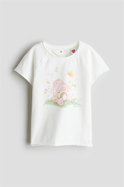 Топ из джерси с принтом и мотивом 1273442003