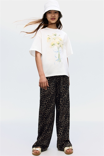 Брюки из текстурированного трикотажа 1273595007