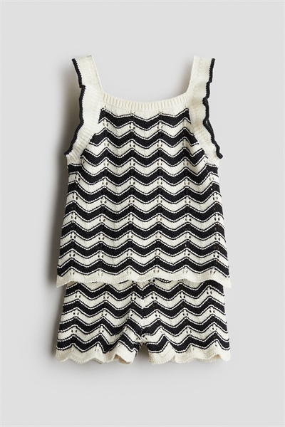 Комплект из 2 частей из хлопкового пуантелье 1275149006