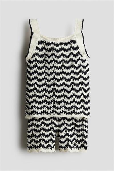 Комплект из 2 частей из хлопкового пуантелье 1280463001