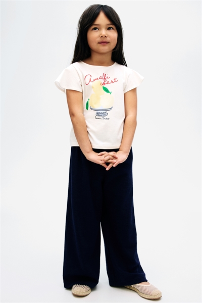 Брюки из джерси с широкими штанинами 1286357007