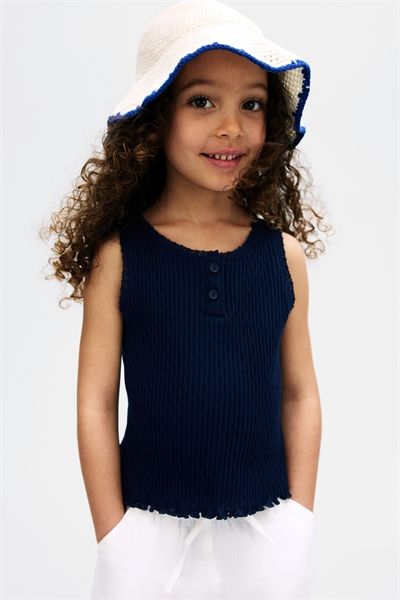 Жилет из хлопка с пуантелью 1289518002