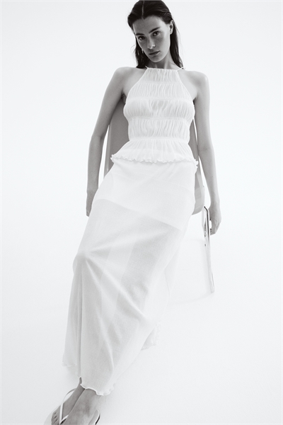 Юбка-макси из плиссе 1290511001