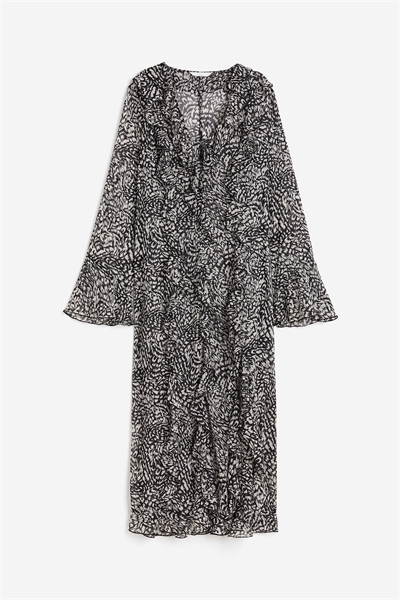 Платье с отделкой воланами 1203414001