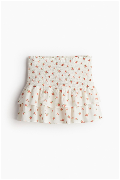 Многоярусная юбка с талией с вышивкой 1221672005