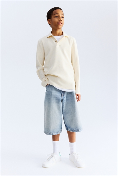 Мешковатые джинсовые шорты 1269410009