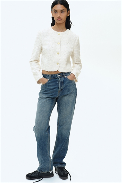 Короткий жакет из букле 1228992001