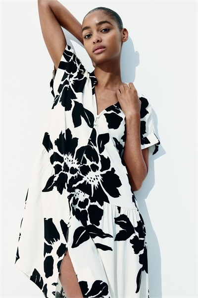 Платье-туника из кринклида 1238340008