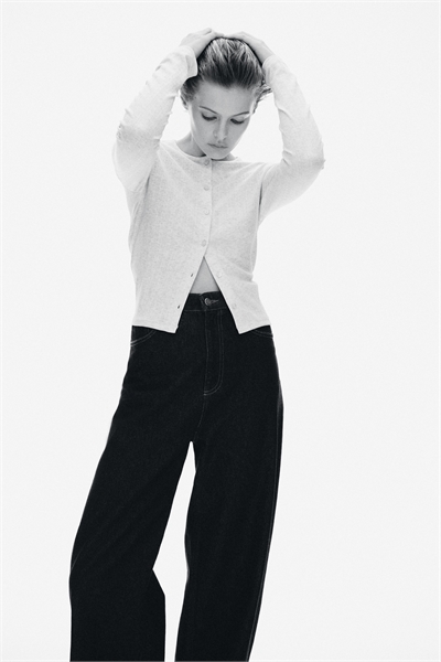 Кардиган из пуантельевого трикотажа 1276147005