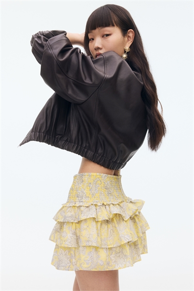 Многоярусная мини-юбка 1277381002