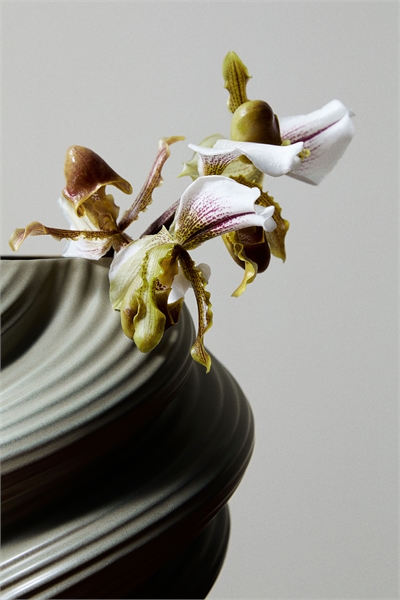 Ваза с закрученными краями 1250187005