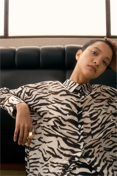 Хлопковая рубашка 1282354001