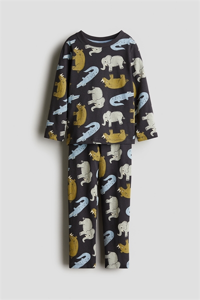 Пижама из трикотажа с рисунком 1230478011