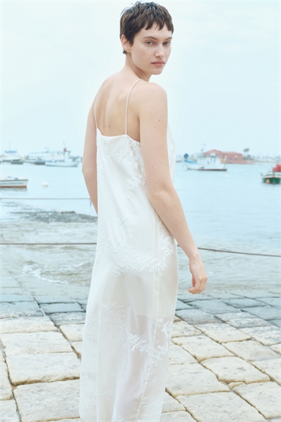 Платье-комбинация с вышивкой 1289336001