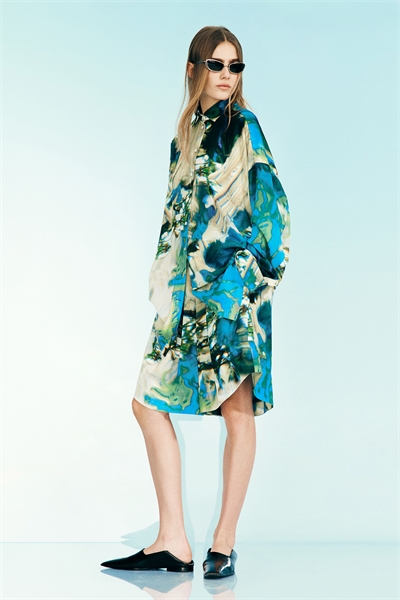 Шифоновые шорты с абстрактным рисунком 1271061001