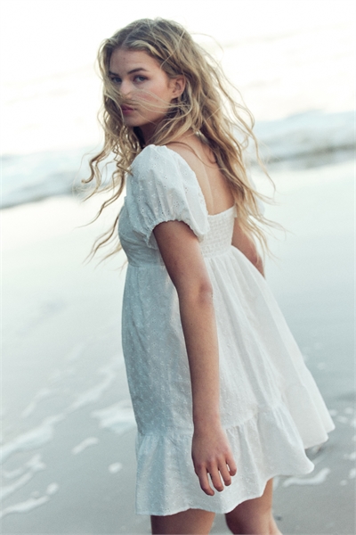 Платье с пышными рукавами 1275471002