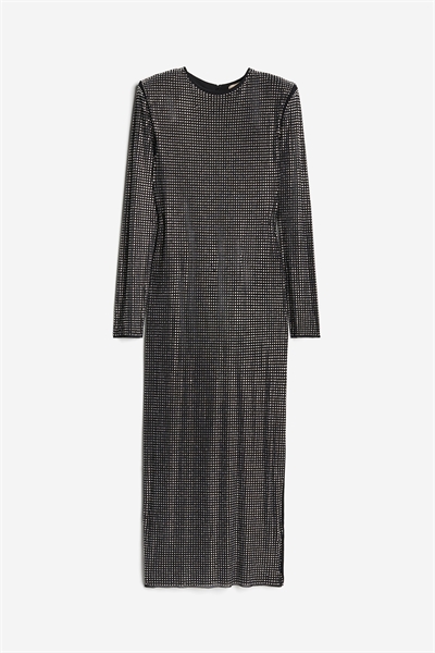 Платье, украшенное стразами 1208588001