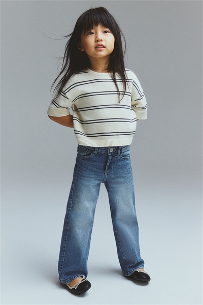 Джинсы с широкими штанинами из суперстрейча 1170962014